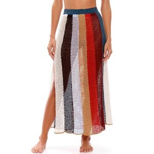 AGUA BENDITA Cyprus Skirt Midi Small Fera Cover-Up Crochet Swim Festival